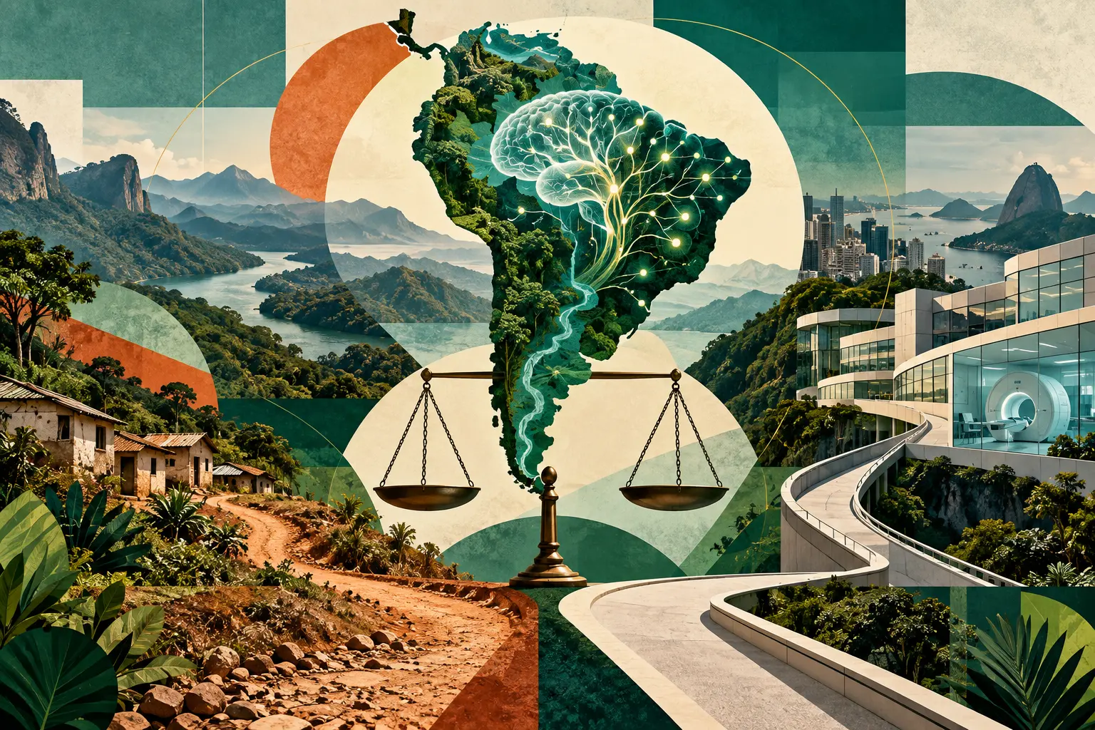 Editorial collage about neuroscience and responsibility
