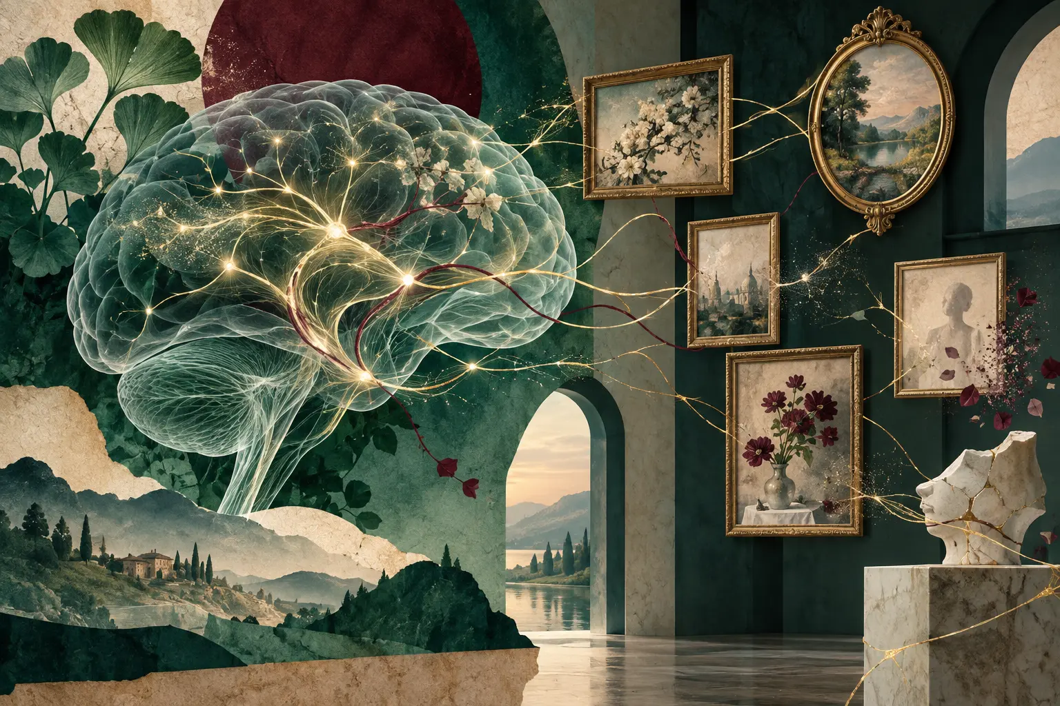 Editorial collage about interdisciplinary dialogue